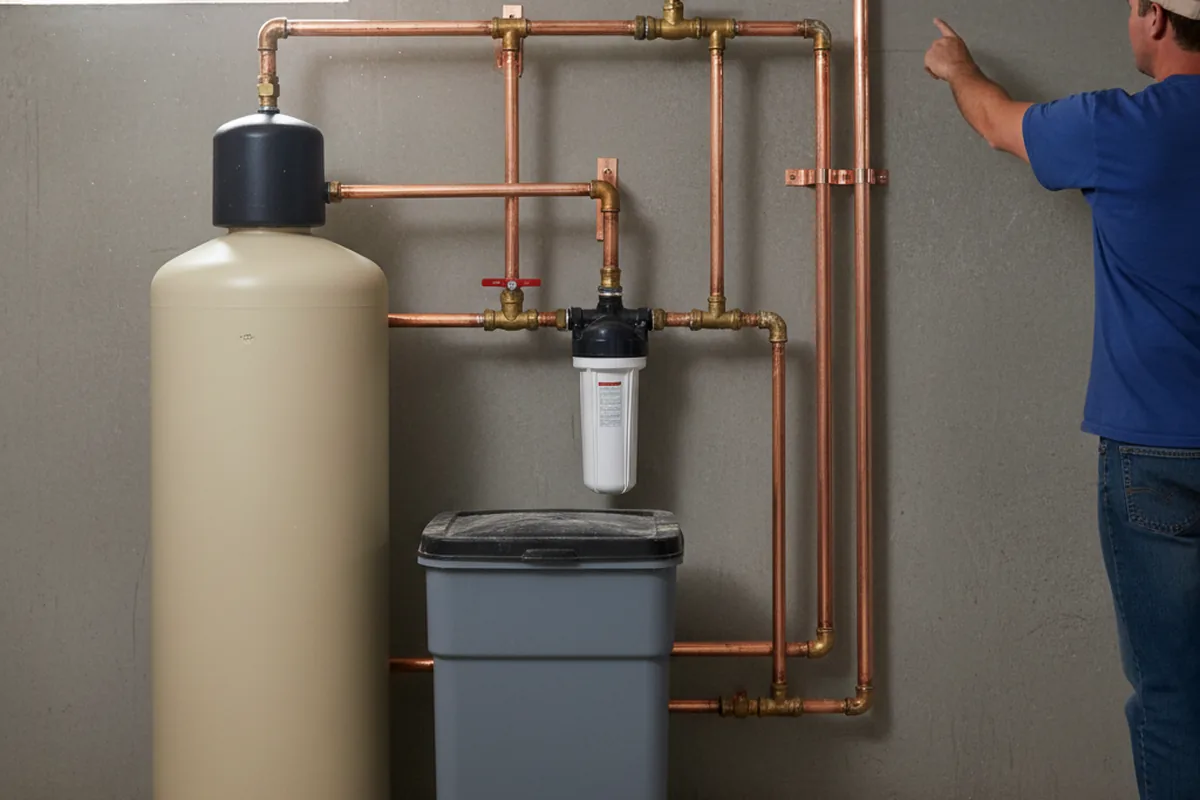 Whole-house water treatment system installed in Acme
